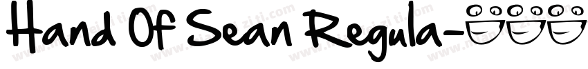 Hand Of Sean Regula字体转换